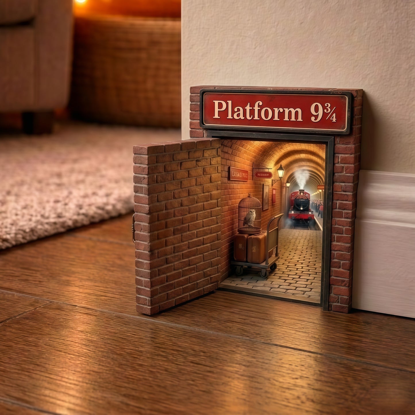 Platform 9¾ Corner Scene Decoration