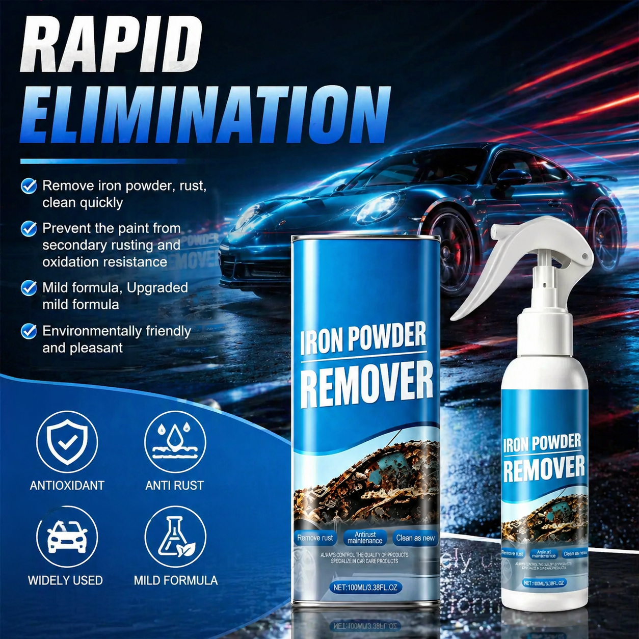 Automotive Rust Remover Spray 100ML