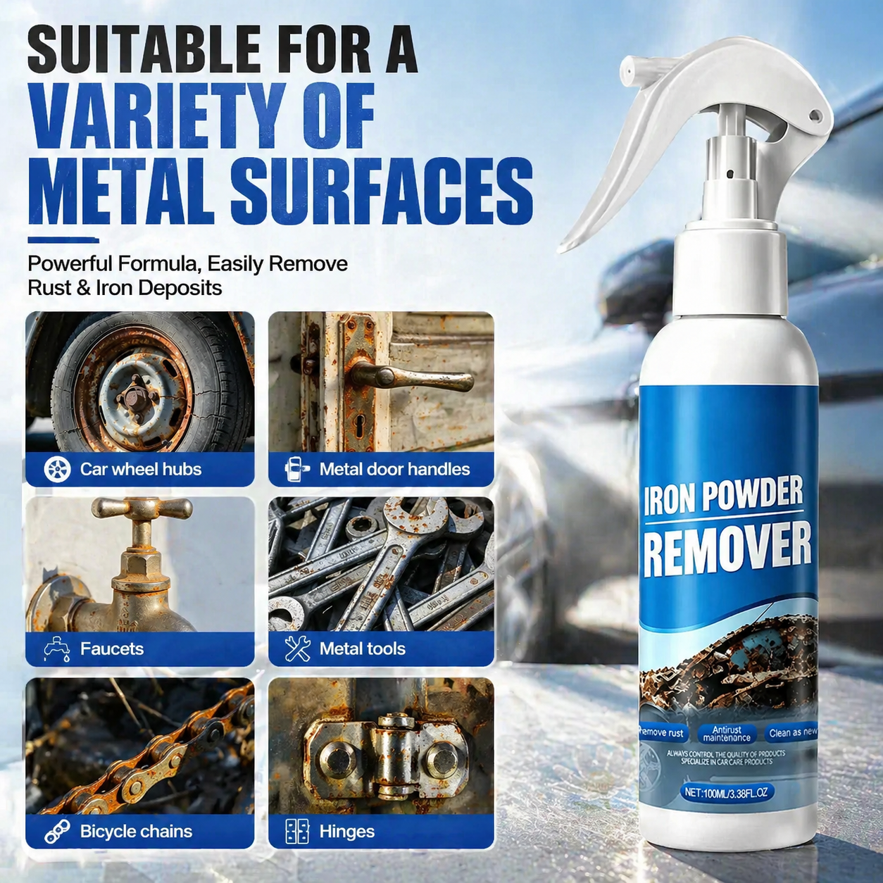 Automotive Rust Remover Spray 100ML