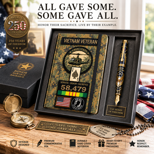 🎖️Vietnam Veteran Tactical Journal Notebook