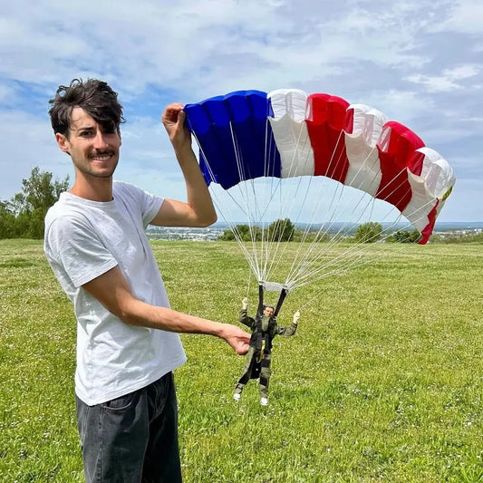 🪂 1/6 Scale RC Paratrooper with Controllable Parachute