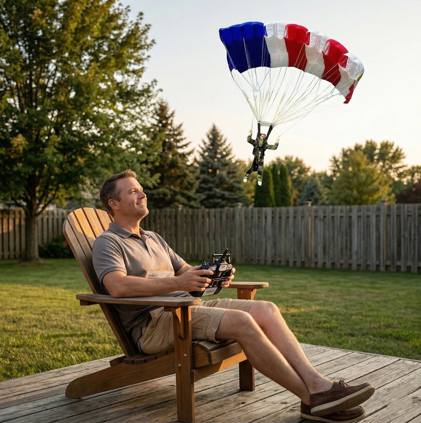 🪂 1/6 Scale RC Paratrooper with Controllable Parachute
